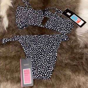 Blackbough two piece bikini paige NWT spotted